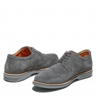 Chaussures Homme Timberland City Groove Brogue Oxford - Gris suédé