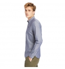 Chemise Homme Timberland LS Ela Rivre Elevated Oxford Solid Shirt - Coupe Slim