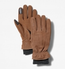 Gants Timberland Homme Leather With Rib Knit Cuff