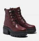 Bottines Femme Timberland Everleigh Boot 6in Lace-up - Bordeaux