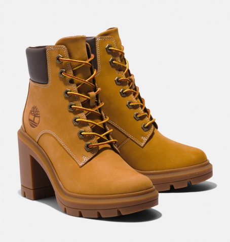 Boots Femme Timberland Allington Heights 6in Lace-up - Jaune blé