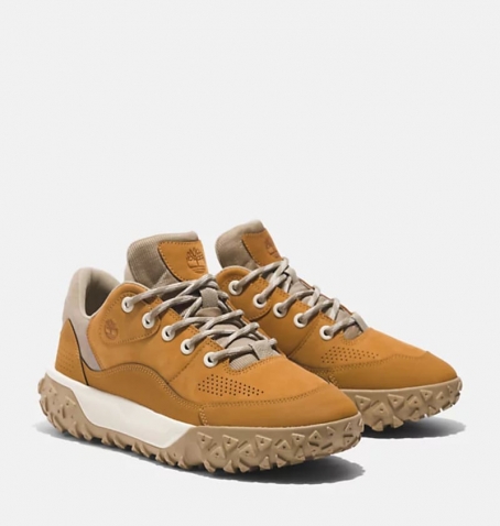 Chaussures Homme Timberland Greenstride Motion 6 Low Hiking - Nubuck Jaune blé
