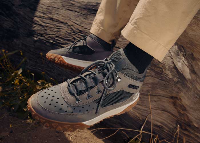 Les Chaussures Homme Timberland Greenstride Motion 6 Low Lace Up Hiking Boot - Gris, idéales pour partir en escapade avec confort et style !